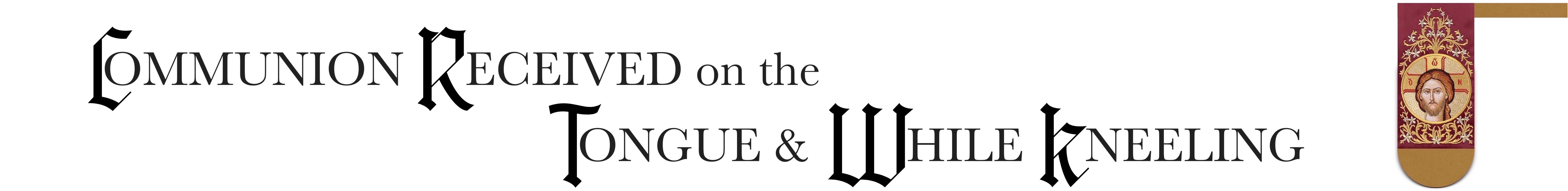 Communion received on the Tongue and While Kneeling. OFFICE FOR THE LITURGICAL CELEBRATIONS 
OF THE SUPREME PONTIFF
Vatican.va