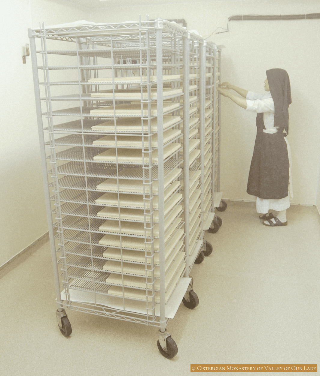 Humidifying Communion Bread wafers